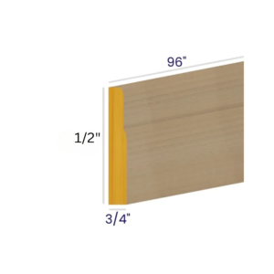 Slim White Oak Furniture Base molding
