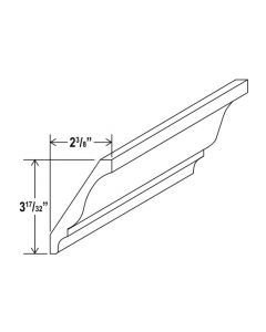 White Shaker Decorative molding