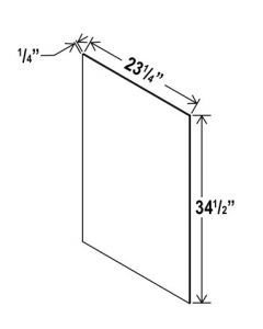 White Shaker Base Skin Veneer Panel