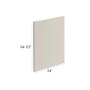 Charleston White - Dishwasher Return Panel - 3"W X 34-1/2"H X 24"D Plywood With 3"W Filler