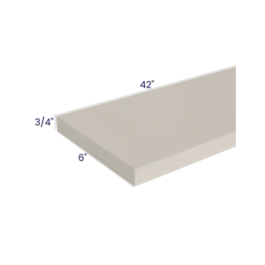 Charleston White - Wall Filler - 6"W X 42"H