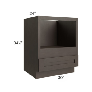 Shaker Espresso Microwave Base Cabinet with Single Drawer