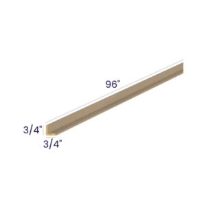 Slim White Oak Outside Corner molding