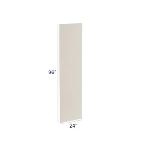 Charleston White - Refrigerator End Panel - 1-1/2"W X 96"H X 24"D Plywood With 1-1/2"W Filler
