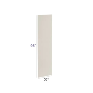 Charleston White - Refrigerator End Panel - 1-1/2"W X 96"H X 27"D Plywood With 1-1/2"W Filler