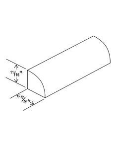 White Shaker Shoe molding