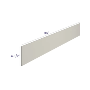Charleston White - Toe Kick 8' Plywood - 1/4"D X 4 1/2"H X 96"W