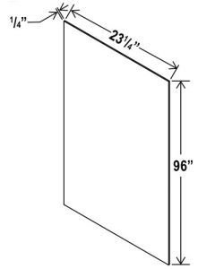 White Shaker Tall Skin Veneer Panel