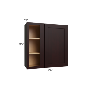 Shaker Espresso 30″ H Wall Blind Cabinet