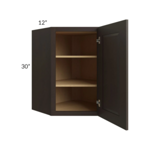 Shaker Espresso 24″ Diagonal Corner Wall Cabinet